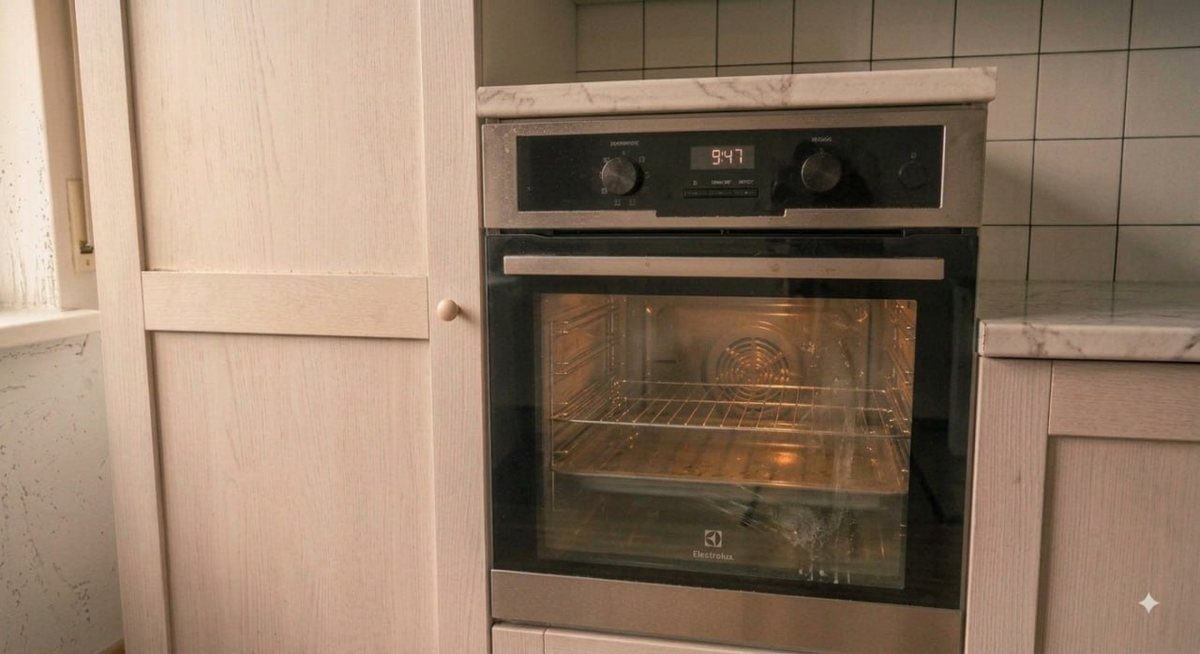 Gereinigte Einbauküche vor der Wohnungsübergabe